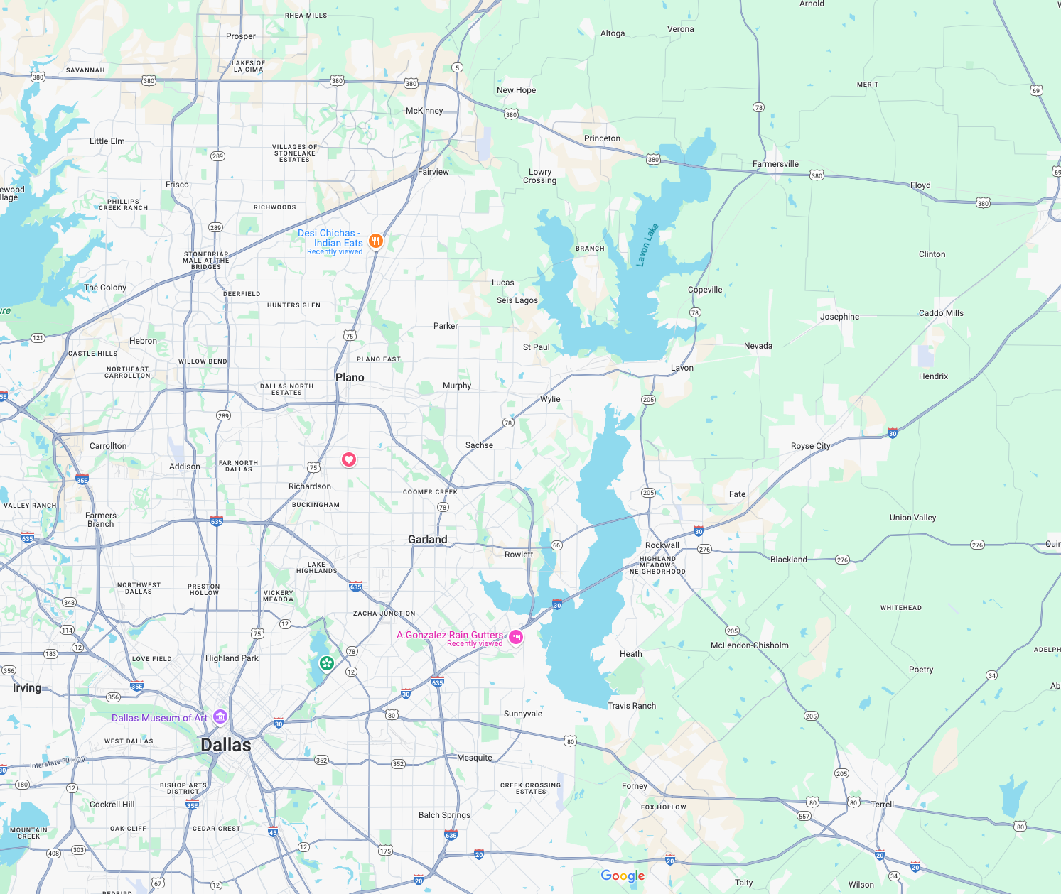 Tree Geeks service area map